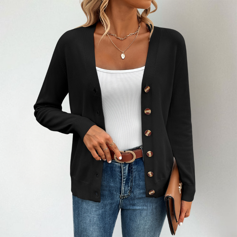 Women's Neat Buttoned Cardigan