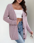 Women's Relaxed Buttoned Cardigan