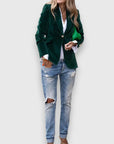 Women's Minimal Buttoned Blazer