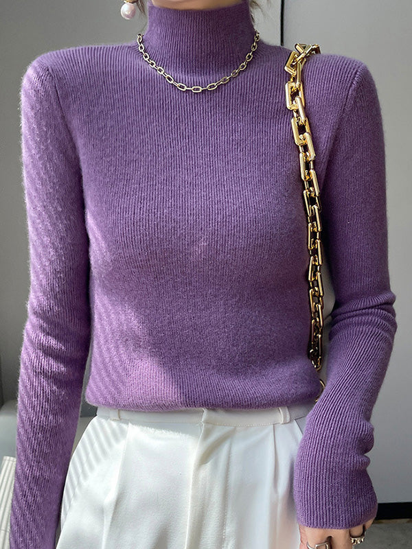 Women's Neat Turtleneck Turtleneck Sweater