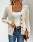 Women's Neat Buttoned Cardigan