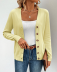 Women's Neat Buttoned Cardigan