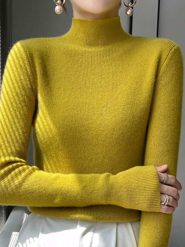 Women's Neat Turtleneck Turtleneck Sweater