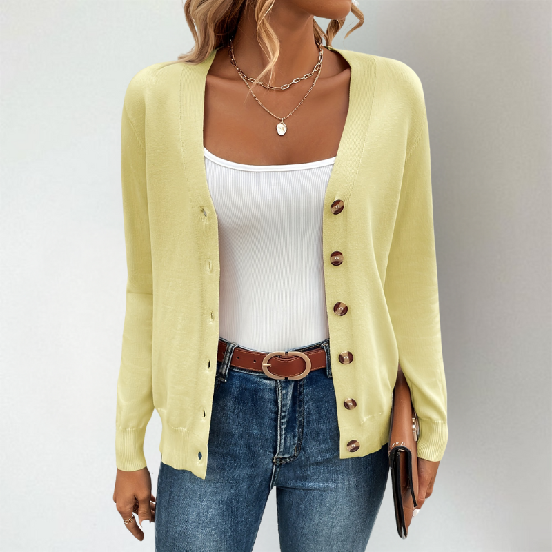 Women's Neat Buttoned Cardigan
