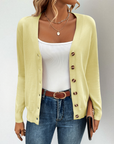 Women's Neat Buttoned Cardigan