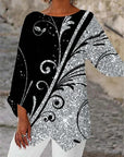 Heidi | Rhinestone Embellished Blouse