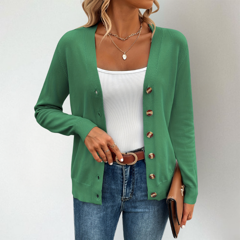 Women's Neat Buttoned Cardigan