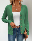 Women's Neat Buttoned Cardigan