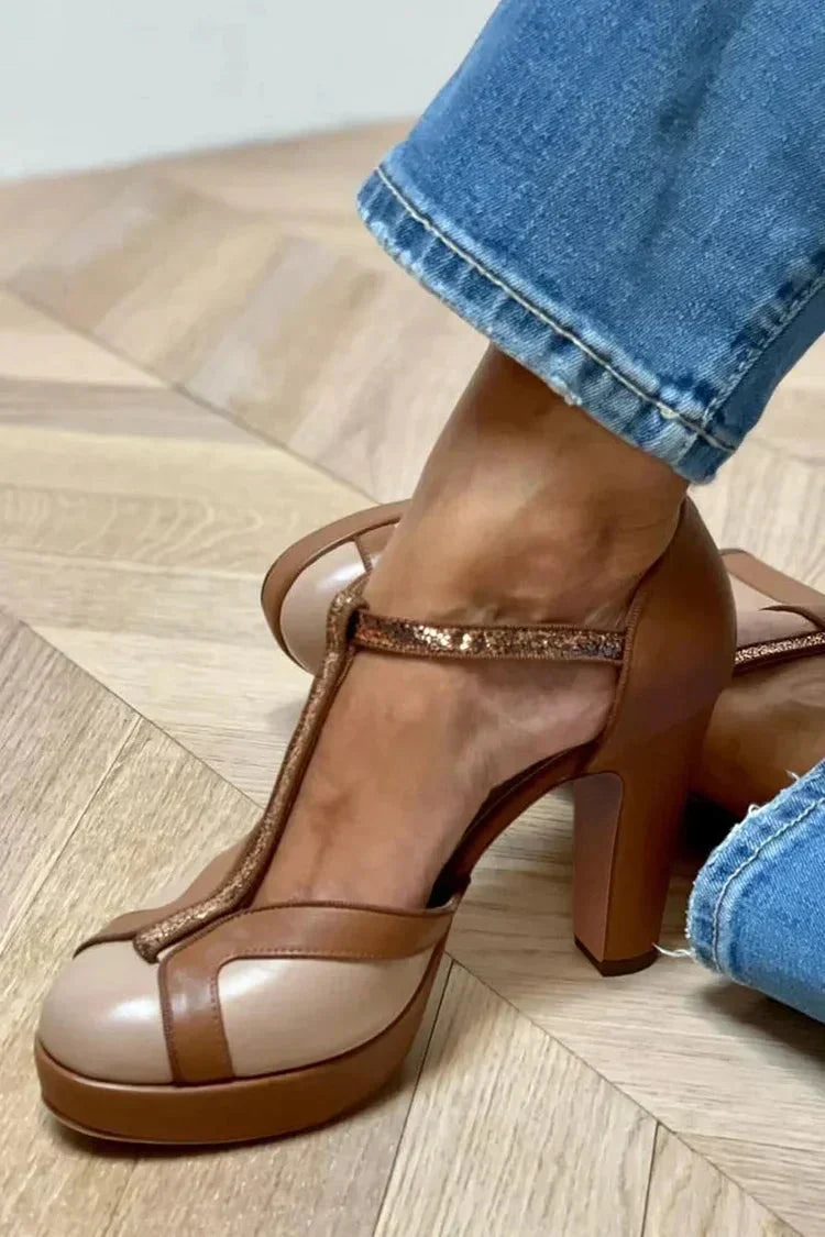 Women's Versatile Block Heel Heels