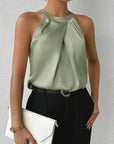 Women's Flattering Satin Blouse