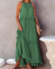 Women's Refined Ruched Maxi Dress