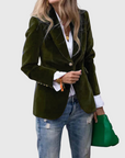 Women's Minimal Buttoned Blazer