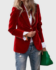 Women's Minimal Buttoned Blazer