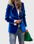 Women's Minimal Buttoned Blazer