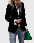 Women's Minimal Buttoned Blazer