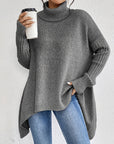 Women's Soft Knitted Turtleneck Sweater
