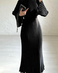 Mila | Pleated Maxi Dress