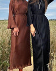 Mila | Pleated Maxi Dress