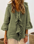 Women's Lightweight V-Neck Blouse