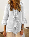 Women's Lightweight V-Neck Blouse