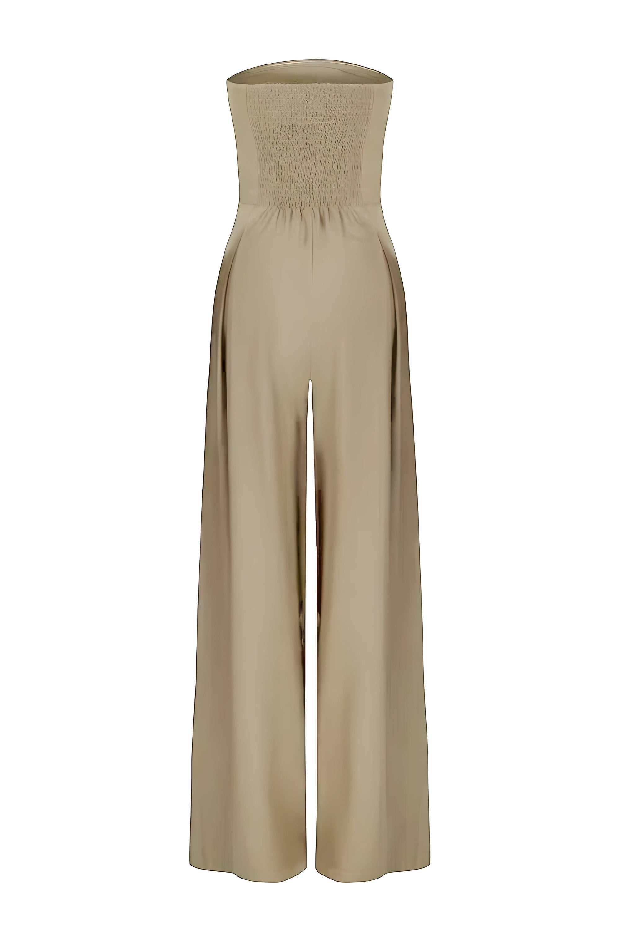 Women’s Strapless Jumpsuit with Pockets