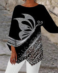 Heidi | Rhinestone Embellished Blouse