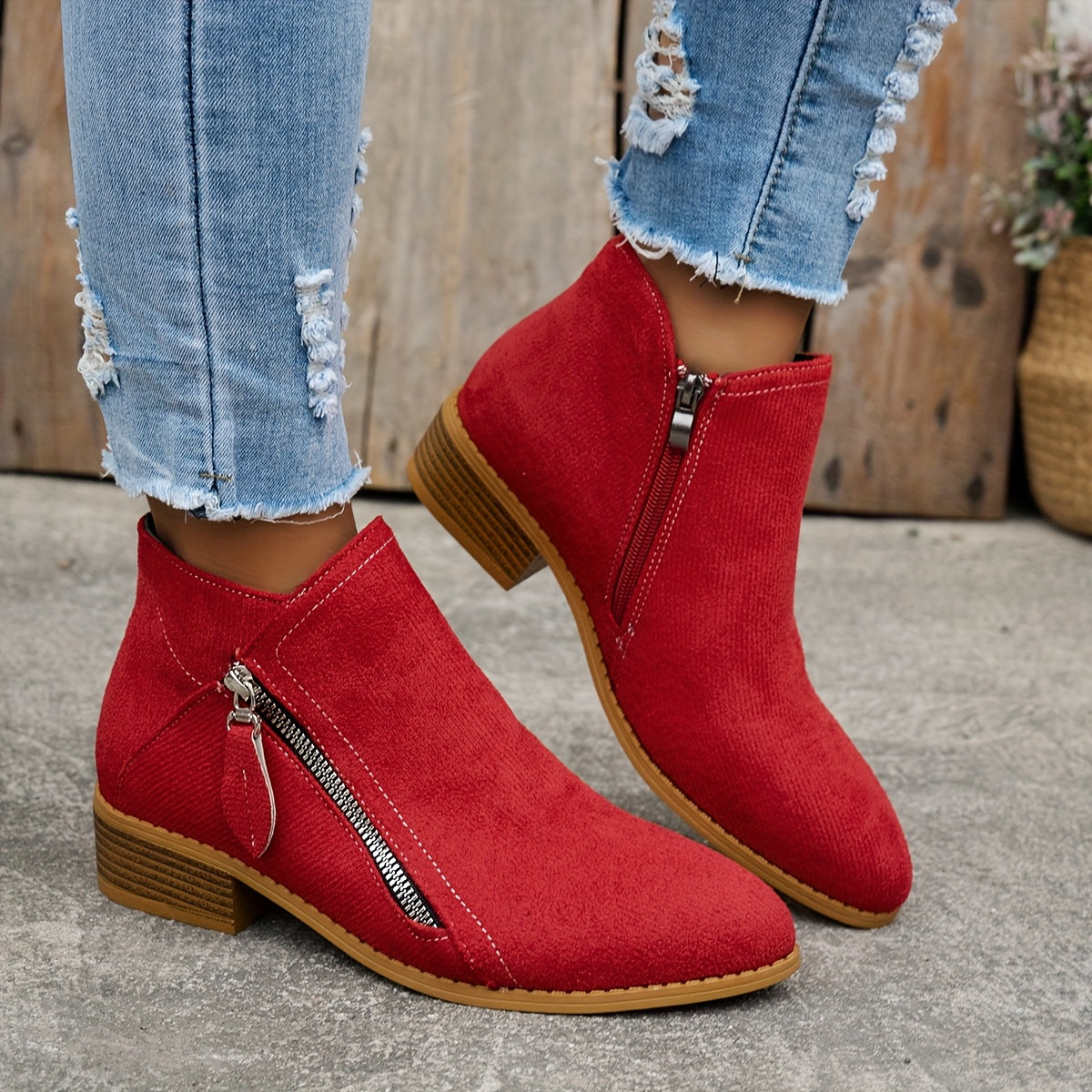 Women's Clean Ankle Boots