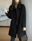 Women's Refined Double-Breasted Coat