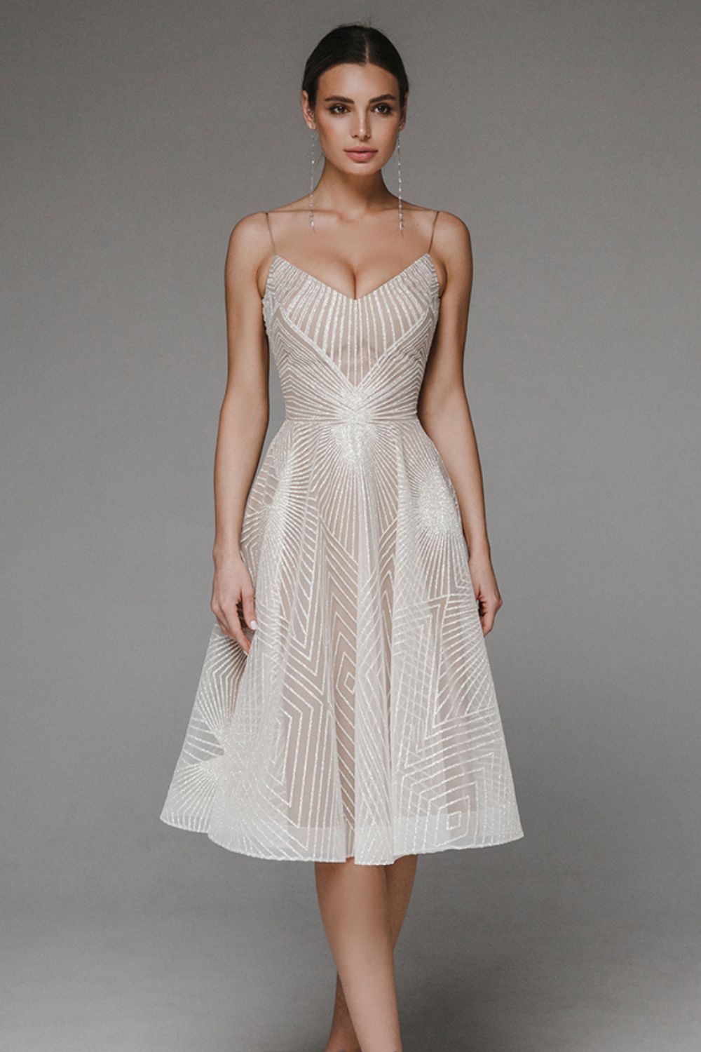 Simone | Lace Overlay Maxi Dress