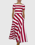 Women's Classic Off-Shoulder Maxi Dress