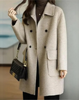 Women's Refined Double-Breasted Coat