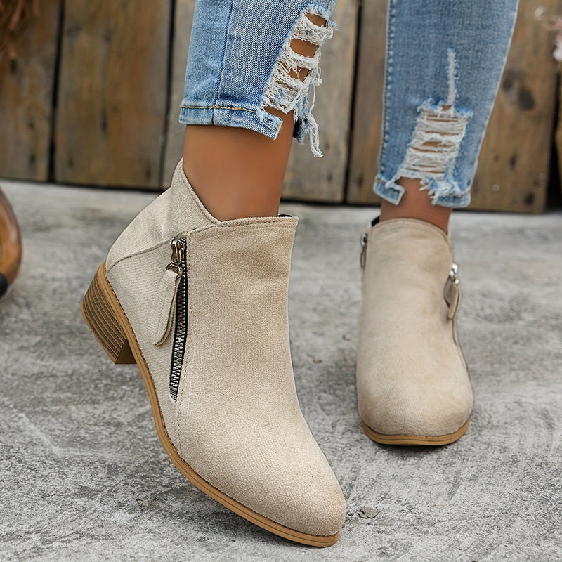 Women's Clean Ankle Boots