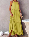 Women's Refined Ruched Maxi Dress
