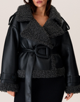 Women's Polished Belted Coat