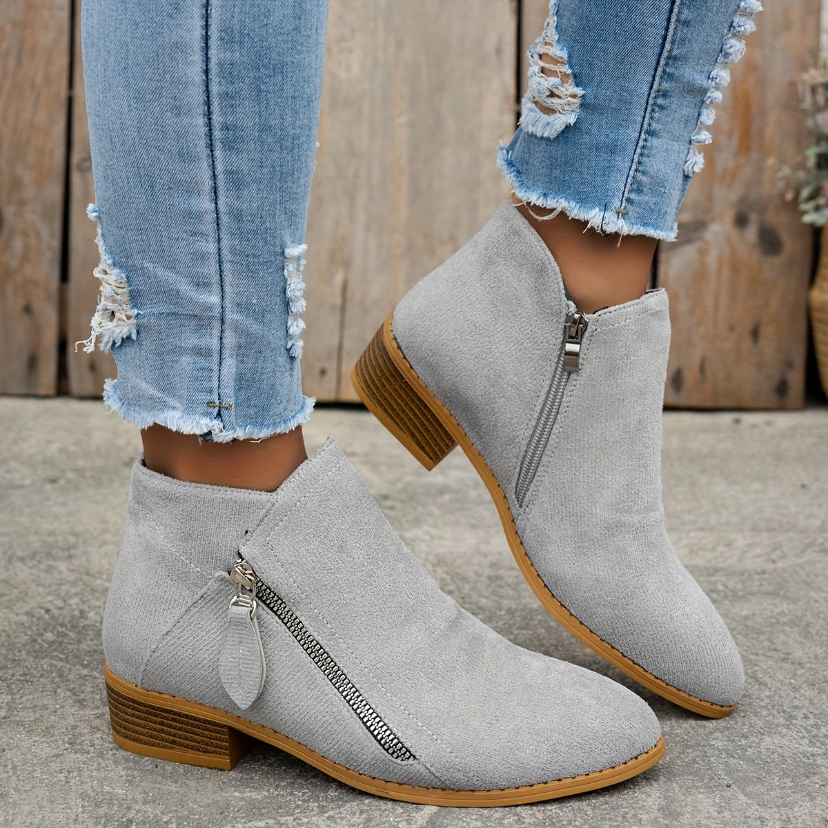 Women's Clean Ankle Boots