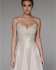 Simone | Lace Overlay Maxi Dress