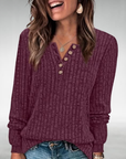 Women's Effortless Buttoned Sweater