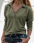 Women's Warm Zip-Up Sweater