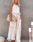 Women's Refined Ruched Maxi Dress
