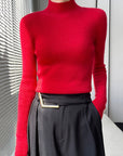 Women's Neat Turtleneck Turtleneck Sweater