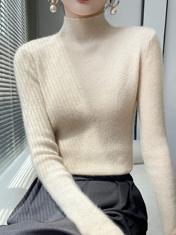 Women's Neat Turtleneck Turtleneck Sweater