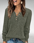 Women's Effortless Buttoned Sweater