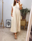 Women's Comfortable Short Sleeve Maxi Dress