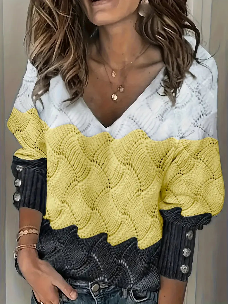 Women's Soft V-Neck Sweater