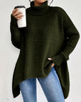 Women's Soft Knitted Turtleneck Sweater