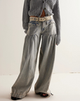 Penelope | Wide Leg Cut Jeans