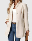 Women's Soft Buttoned Jacket
