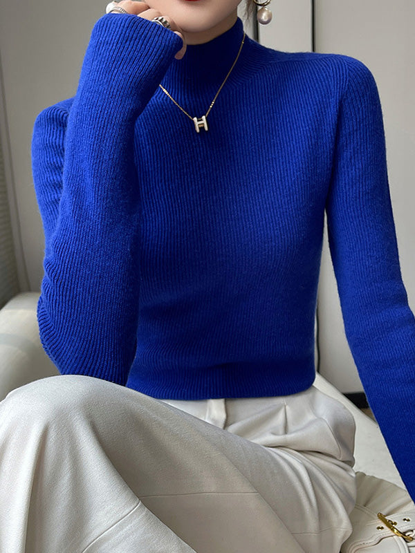 Women's Neat Turtleneck Turtleneck Sweater