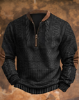 Men’s Half-Zip Minimal Sweater