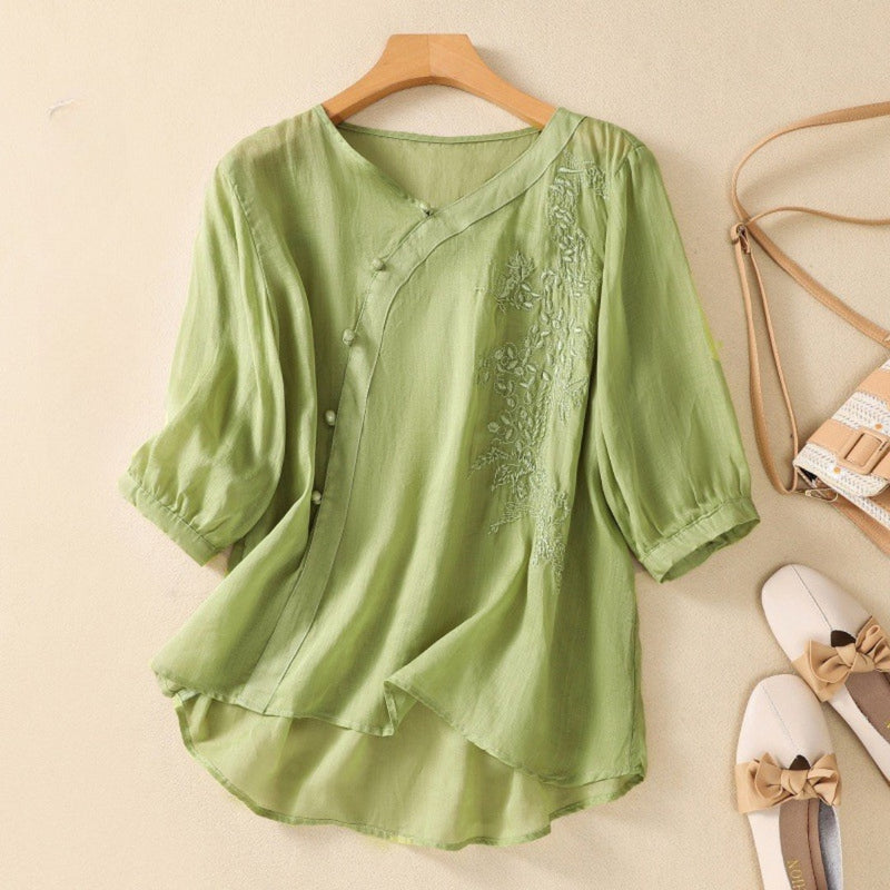 Women's Polished Buttoned Sweater